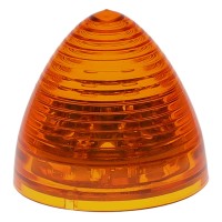 Roadpro Rp-1271A Led 2-Inch Beehive Sealed Marker Light Amber 9-Led Beehive Marker Light For Semi Truck Trailer Camper