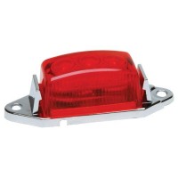 Roadpro Rp-1445R-4P Sealed Clearance Lights Low Profile Marker Lights Dot Sae Approved Low Current Draw Red 4 Pack