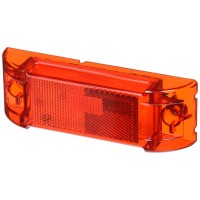 Roadpro Reflective Sealed Marker Light For Trailers And Trucks Rp-21002R - 6-Inch By 2-Inch Clearance Side Lighting - Red