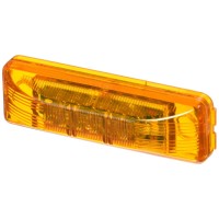 Roadpro Led Clearance Marker Light 3.75-Inch Sealed Rp-1274A Amber Rectangle Side Marker Light Trailer Rv Clearance Lighting