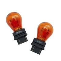 Roadpro Rp-3357Na Heavy-Duty Amber Brake Light Turn Signal Side Marker Tail Light Bulb 3357 2-Pack