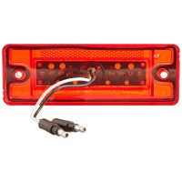 Get brighter and more even illumination to ensure that your vehicle or trailer is visible to other drivers on the road With 8 LEDs on the circuit board this light is evenly distributed reducing hot spots or dim areas This makes the clearance light more ef