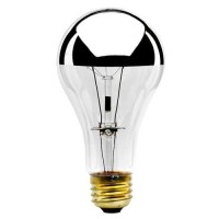 Bulbrite 100A21Hm Half Chrome 100W A Shape Bulb