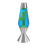 Lava Lite 5224 Lava Lamp, 52-Ounce, Yellow/Blue/Silver