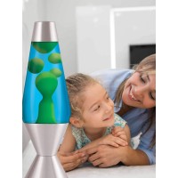 Lava Lite 5224 Lava Lamp, 52-Ounce, Yellow/Blue/Silver