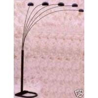 Nice Spider 5 Arcarm Sofa Sectional Floor Lamp Black