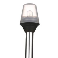 Attwood 7100A7 Stowaway Light With Plug-In Base, 24-Inch-Long Pole, 2-Mile 360-Degree Illumination For Boats Up To 65.6 Feet