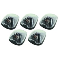 Pacer Performance 20235C Hifive Clear Ford Style Cab Roof Light Kit Pack Of 5