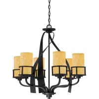 Quoizel Ky5006Ib Kyle Faux Alabaster Chandelier, 6-Light, 600 Watts, Imperial Bronze (28