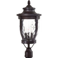 Minka Lavery Outdoor Post Lights 8765-166 Merrimack Cast Aluminum Exterior Lighting Fixture, 180 Watts, Bronze