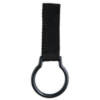 Police Nylon Flashlight Ring Holder For Duty Belt Slideon Style