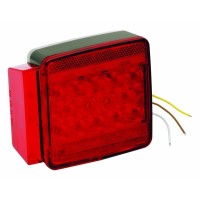 These lights are ideal for boat and PWC trailers less than 80 wide and meet FMVSSCMVSS 108 requirements Stud mounted using 2 OC industry standard stud configuration Prewired supply and ground for easy installation Size is Brand Wesbar Part Number 283006 W