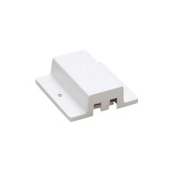 Wac Lighting H Track 120V Floating Canopy Connector To Power Track From Electric Box For H Style 3Wire Track Systems In White