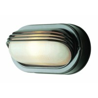 Trans Globe Lighting Tg4123 Bk Transitional One Bulkhead Outdoor-Post-Lights, 8-1/2-Inch, Black