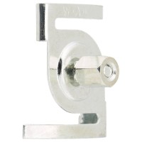 Wac Lighting T-Barclip T-Bar Drop Ceiling Clip, Chrome, 1 Pcs Per Pack