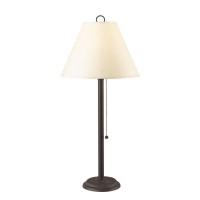 275 Heignt Metal Table Lamp In Black Rust Finish