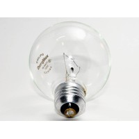 Philips 40W 120V G25 Clear Long Life Globe Bulb, E26 Base