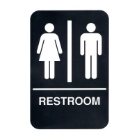 Ada Compliant Braille Restroom Sign