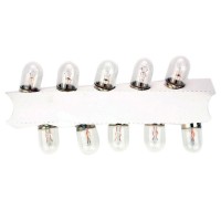 Eiko 47 T3-1/4 Miniature Bayonet Base Halogen Bulb, 6.3V/0.15 Amp