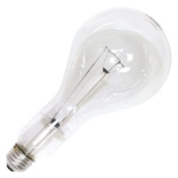 Sylvania Incandescent 300W Ps30 Light Bulb, 130 Volt, E26 Medium Base, Clear Finish, Dimmable, 1 Pack