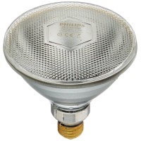 Philips Heat Lamp Par38 Clear Light Bulb, 175 Watt, Med Skt Base, 1-Pack