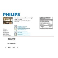 Philips 139279 Soft White 65-Watt Br40 Indoor Flood Light Bulb, 2-Pack