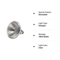 Philips 100 Watt, 120 Volt Par38 Clear Infrared Halogen Heat Lamp Bulb