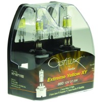 Optilux Extreme Yellow XY Halogen Bulbs are designed to give better visibility in any conditions They give your vehicle the look of the GT Series racing cars too Yellow tinting provides better color contrast in rainy foggy or snowy weather conditions All 