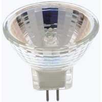 Satco S3195 10 Watt Mr11 Halogen Gz4 Base 12 Volt Clear Sp 12 Beam Pattern Light Bulb, No Lens, Clear