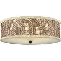 Quoizel Ze1617K Zen Flush Mount Ceiling Lighting, 3-Light, 180 Watts, Mystic Black (7