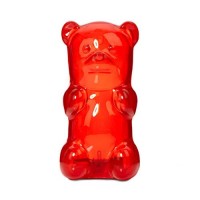 Gummygoods Squeezable Nursery Night Light For Kids, Babies, Toddlers, Portable & Cordless, W/ 60 Min Sleep Timer, Red