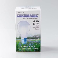 Chromalux light bulbs are made of special composition glass that is not colored or coated but instead contains neodymium an earth element used in lasers This element is able to absorb yellow and other dulling components of the spectrum As a result the lig