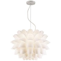 White Flower Pendant Lighting Fixture 25 1/4