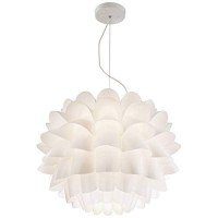 White Flower Pendant Lighting Fixture 25 1/4