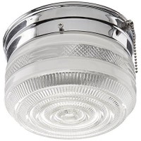 Boston Harbor F13Ch01Sw-6859Cl3 6329197 Dimmable Ceiling Light Fixture With Pull Chain, (1) 60/13 W Medium A19/Cfl Lamp, Chrome