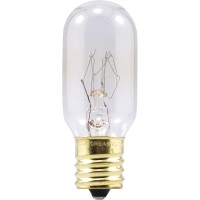 Sylvania 25W Appliance Tubular Incandescent T8 Bulb, 230 Lumens, Clear, 100 Cri, 2850K, Warm White - 1 Pack (18360)