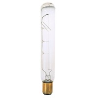 Satco S3711 130V Dc Bayonet Base 25-Watt T6.5 Light Bulb, Clear