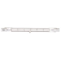 Satco S3166 100 Watt 1650 Lumens T3 Halogen Double Ended R7S Base 120 Volt Clear 118Mm Light Bulb, Dimmable