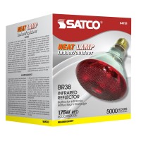 Satco S4751 Medium Light Bulb In Bronze/Dark Finish, 5.31 Inches, 1 Count (Pack Of 1), Red Heat