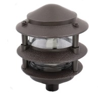 Thomas & Betts K330Br 3-Tier Pagoda Outdoor Light, Bronze