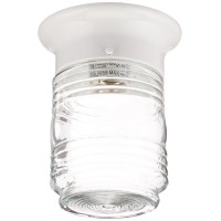 Boston Harbor Hv-66919-Wh-3L 6471718 Dimmable Porch Light, (1) 60/13 W, A19/Cfl Lamp, White