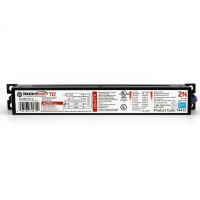 Ge Lighting Ultrastart Proline Electronic Ballast, 120/277 Volt Program/Rapid Start Ballast, Normal Ballast Factor, Ballast For Fluorescent Light (1) Or (2) Lamp T12