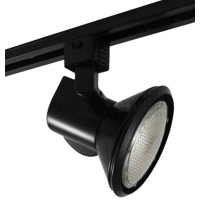 Juno Lighting Group T231Bl Trac-Master Close-Up Enclosed Lampholder, 75 Watts, 120 Volts, Black