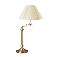 It is a Swing Arm Table Lamp with Mushroom ShadeIt has a 3 way SwitchIt is of height 295 inchIt is of base 75 inch It is hardback Linen shade