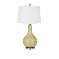 Ore International 6202Be Ceramic Table Lamp Beige