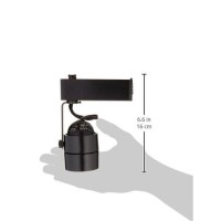 Juno Lighting R701Bl Trac-Lites Cylinder Low Voltage Mr16 Lamp Holder, Black