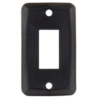 Jr Products 12851-5 Single Face Plate, Pack Of 5 - Black