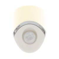 Amerelle Motion Sensor Night Light - Led Plug In Night Light With Sensor That Lights Up When It Auto Detects Motion - Wide 100 Degree Detection Zone - Ideal For Bathroom & Nursery - (73092Cc)