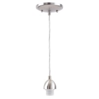 Westinghouse Lighting 7028400 Single-Light Mini-Pendant Kit With Nickel Finish