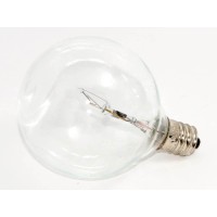 Bulbrite Kr25G16Cl 25W Krystal Touch G16 Globe Chandelier Bulb, Candelabra Base